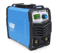 VECTOR WELDING Soldador Inverter MMA Electrodo 200A, Máquina de Soldar ARC | Tecnología IGBT, Hot Start, Arc Force, Anti-Stick, Soldadura de Acero y Fundición, Compacto y Ligero para Principiantes
