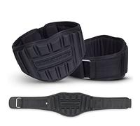 Vector X GB-100 Weight Lifting Belt | Color: Negro | Tamaño: Extra Grande | Para Hombres & Boys | Material: Cuero | Protect Back & Reduce el riesgo de injurídicos | Best Support Comfort