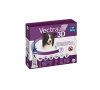 Pipetas antiparasitarias para perros de 10 a 25 kg - Vectra 3D - Cantidad: 3 pipetas