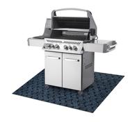 VECTRA 800 estera protectora para parrilla para terraza exterior - azul 100x120 cm