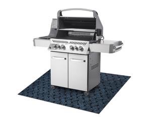 VECTRA 800 estera protectora para parrilla para terraza exterior - azul 120x200 cm