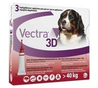 Vectra Perros 3d +40 Kg 3 Pip Ceva