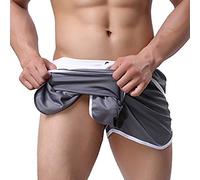 Vectry Bañadores de Natación Pantalones Cortos de Los Hombres de Secado Rápido Playa Surf Pantalones Cortos de Natación Marcas de Bañadores Hombre Vestidos de Baño Bañadores Turbo Hombre Gris