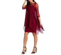 Vectry Rebajas Vestidos De Fiesta Vestidos Liso Vestidos Casual Vestidos para Boda Vestidos con Manga Larga Vestidos Calado Vestido De Encaje