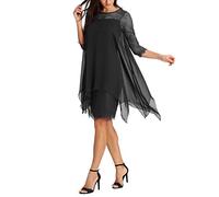 Vectry Rebajas Vestidos Liso Vestidos De Gran Talla Vestidos Sueltos Vestidos con Solapa Vestidos De Falda con V Cuello