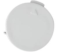Vectzeta Tapón para Orificio de Remolque Cubierta de Gancho de Remolque de Coche, para Kia para Optima 2016 2017 2018 Tapa de Ojo de Parachoques Delantero para Blanco