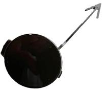 Vectzeta Tapón para Orificio de Remolque Cubierta de Gancho Remolque para Coche, embellecedor Tapa Ojo Parachoques Delantero, para VW para Golf 6 Mk6 Vi 2009-2012 5K0807241(Schwarz)