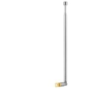 Vecys 1 Pieza Antena Telescópica Portátil 3 Secciones 42.2CM/16.61Pulgadas Radio Antena Telescópica de Repuesto para TV Radio Receptor Estéreo Am FM