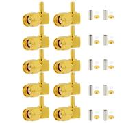 Vecys 10 conectores RP SMA de 50 ohmios, conector RP-SMA de ángulo recto para cable coaxial RG174 RG316 RF