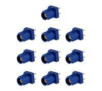 Vecys 10PCS Fakra C Macho Conectores Fakra C Macho Azul PCB en Montaje Conector para RG316 RG174 VLMR100 Cable