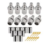 Vecys 10PCS SMA Conectores SMA Hembra Cabezal de Engaste Connector para RG213 VLMR400 RG8 50-7 7D-FB RF Coaxial Cable
