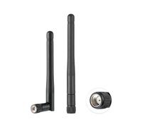 Vecys 2 antenas WiFi de doble banda de 2.4 GHz, 5 GHz, 5.8 GHz, antena macho de 3 dBi MIMO RP-SMA para enrutador WiFi, tarjeta LAN inalámbrica, enrutador de tarjetas PCIe, monitor de videovigilancia