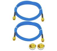 Vecys 2PCS SMA Macho a SMA Macho RF Cable Coaxial SMA RF Coaxial Pigtail Cable 3.3ft/1m RG402 50 Ohm Baja Pérdida de Cable de Extensión