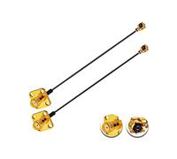 Vecys 2PCS U.F.L1 a SMA Cable U.F.L1 a SMA Hembra Brida de Montaje en Panel 1.13mm Mini-Coaxial Pigtail Cable 8 "/20CM para Routers Inalámbricos Mini PCIE Tarjetas de Red PCI Wi-Fi WAN Repetidor