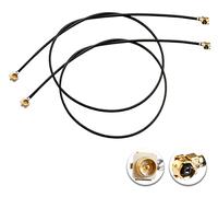Vecys 2PCS U.F.L1 Macho a U.F.L1 Cable Hembra 12" /30CM 1.13mm Cable de Extensión de Baja Pérdida
