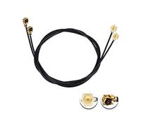 Vecys 2PCS U.F.L1 Macho a U.F.L1 Cable Hembra 20" /50CM 1.13mm Cable de Extensión de Baja Pérdida