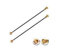 Vecys 2PCS U.F.L1 Macho a U.F.L1 Cable Hembra 8" /20CM 1.37mm Cable de Extensión de Baja Pérdida