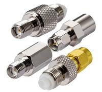 Vecys 4G Antena Adaptador SMA a FME Adaptador 4 Kit para 2G 3G 4G LTE Routers Banda Ancha Móvil UMTS HSDPA WLAN Inalámbricos(4 pcs)