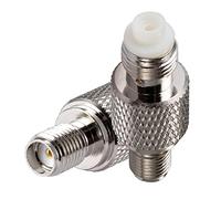 Vecys 4G Antena Adaptador SMA Hembra a FME Hembra Adaptador para 2G 3G 4G LTE Antenas Routers Banda Ancha Móvil WLAN Wireless(2 pcs)