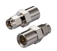 Vecys 4G Antena Adaptador SMA Macho a FME Macho Adaptador para 2G 3G 4G LTE Antenas Routers Banda Ancha Móvil WLAN Wireless(2 pcs)