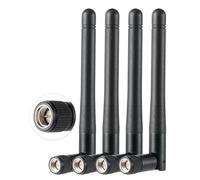 Vecys 4PCS Doble Banda WiFi Antena 2.4GHz 5GHz 5.8GHz Antena 1.5dBi MIMO SMA Macho Antena para WiFi Router Tarjeta LAN Inalámbrica Tarjeta PCIe Router Video Vigilancia Monitor