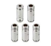 Vecys 5PCS N Hembra Kit Engarce RF Conectores 50 Ohm N Hembra Jack RF Coaxial Conector Adaptador para RG58 RG400 RG142 RF Coaxial Cable