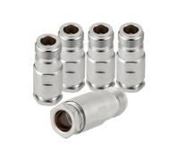 Vecys 5PCS N Hembra Kit Soldadura RF Conectores 50 Ohm N Hembra Jack RF Coaxial Conector Adaptador para RG8 LMR400 RG213 RF Coaxial Cable