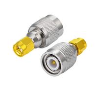 Vecys Adaptador de Antena 4G Adaptador SMA Enchufe TNC a Enchufe SMA Convertidor TNC SMA para 2G 3G 4G LTE Antena Enrutador Antena CB Radio Antena Celular WiMax WiFi Radio Instrumentación