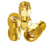 Vecys Antena 4G Kit 3 Tipos Adaptador Enchufe SMA a Enchufe SMA para 2G 3G 4G LTE Antena Enrutador Radio Aficionado Dab WLAN LAN