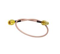 Vecys Antena DAB + WLAN Cable SMA Cable SMA Hembra a SMA Macho Pigtail RG178 30 cm/12in para Enrutador de Antena 2G 3G 4G GSM