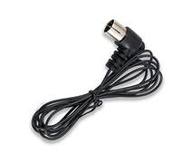 Vecys Antena Radio FM Antena Antena Interior Negra para el Hogar Unbal Dipole 3 dBi Radio FM para Automóvil Conector Push On F Compatible con Receptor Estéreo Amplificador para el Hogar