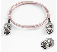 Vecys Cable BNC Macho a BNC Macho 75ohm BNC Macho a Macho HD-SDI RG179 RF Cable de Puente Coaxial Coleta 23.6"/ 60cm para Cámara VCR Marine CB Radio CCTV Monitor