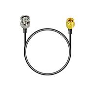 Vecys Cable Coaxial RF SMA Macho a BNC Macho RG174 30CM/12IN para Walkie Talkies Antenas de Radioaficionados PC LAN y USB