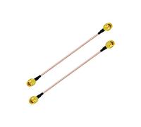 Vecys Cable de Enchufe SMA Cable de Antena SMA Dab + RG316 15cm/6in 2 Piezas para WLAN WLAN 2G 3G 4G Antena Enrutador gsm Bluetooth WLAN LAN SDR Dispositivos FPV