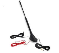 Vecys Dab Dab + Antena de Radio de Coche FM/Am Antena de Radio Montaje de Antena Amplificador Adaptador de Techo de Coche SMB a DIN Rg174 Cable 5m 16.4ft Compatible con Radio Digital Pioneer