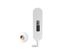 Vecys Dual Band WiFi 2.4GHz 5.8GHz Antena 12dBi Alta Ganancia Omnidireccional Pegamento Stick RP SMA Conector Macho Antena para WiFi Router Tarjeta de Red Inalámbrica (Blanco, 1 PCS)