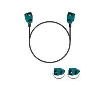 Vecys Fakra Z Cable Fakra Z Hembra a Fakra Z Hembra RF Cable Coaxial 12in/30cm Vehículo Antena Cable de Extensión RG174 para Car Stereo GPS Navigation