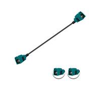 Vecys Fakra Z Cable Fakra Z Hembra a Fakra Z Hembra RF Cable Coaxial 6in/15cm Vehículo Antena Cable de Extensión RG174 para Car Stereo GPS Navigation