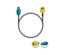 Vecys Fakra Z Cable Fakra Z Macho a SMA Macho RF Coax Cable 12in/30cm SMA Macho RG174 para Coche Estéreo GPS de Navegación