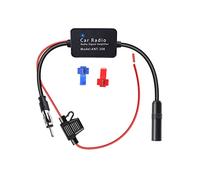 Vecys FM/AM DAB DAB+ Amplificador de señal de coche Booster DIN hembra a DIN macho adaptador de 12 V Digital Radio Antena Divisor Antena Amplificador para Audio Estéreo Digital Autoradio