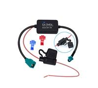 Vecys FM/AM DAB DAB+ Amplificador de señal de coche Booster Fakra Z Macho a Hembra Adaptador de 12 V Digital Radio Antena Divisor Antena Amplificador para Audio Estéreo Digital Car Radio