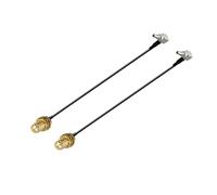Vecys SMA Hembra a CRC9 Macho Adaptador de ángulo Recto 90 Grados Cable de Extensión Antena 4G Cable Coaxial RF RG174 15CM / 6in para 3G 4G LTE Modem Router Hotspot Mobile (2 pcs)