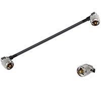 Vecys UHF Macho PL-259 Ángulo Recto a UHF Macho PL-259 Ángulo Recto Cable Coaxial Digital RG58 12"/30CM de Baja Pérdida para Walkie Talkie Radioaficionado y Radio CB Analizador de Antenas