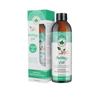 Ved Aceite de coco para blanquear los dientes, enjuague bucal con raspador de lengua, aceite de coco natural para blanquear los dientes, aliento fresco, dientes y encías más sanos, sin alcohol, 237 ml