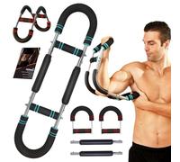 Vedaeyer Twister Arm Trainer, Clingman Crush Chest Trainer, 40-100lb Adjustable Mr Sculpt Gorilla Bar, Forearm Strengthener, Twister Arm Exerciser, Detachable Design for Home Workout Equipment (Blue)