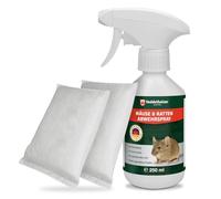 Veddelholzer Juego de repelentes de ratones de 250 ml con sacos perfumados naturales para interior y exterior, hogar, jardín, sótano, eficaz para ahuyentar ratones sin veneno ni productos químicos