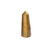 Vediknectar® Puntas de cristal de Reiki Piedra de ojo de tigre Torre de cristal Varita de chakras Puntas de cristal Varitas Adornos de cristales Estatua de Reiki Para decoración del hogar Cristales