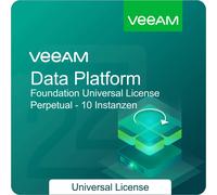 Veeam Data Platform Foundation Universal License Perpetual - 10 Instanzen Gobierno (GOV)
