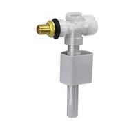 VeeBath SENTR49 Válvula de Entrada Lateral Pro de 1,27 cm, latón Aprobado por WRAS, diseño Patentado, Blanco/Gris