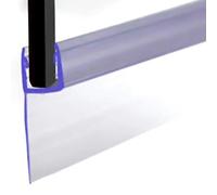 VeeBath Tira de sellado para puerta de mampara de baño y ducha, a prueba de fugas, repuesto para puerta de vidrio de 4 a 6 mm de espacio de hasta 20 mm (tipo E)
